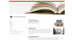 Desktop Screenshot of gemeindebibliothekriehen.ch